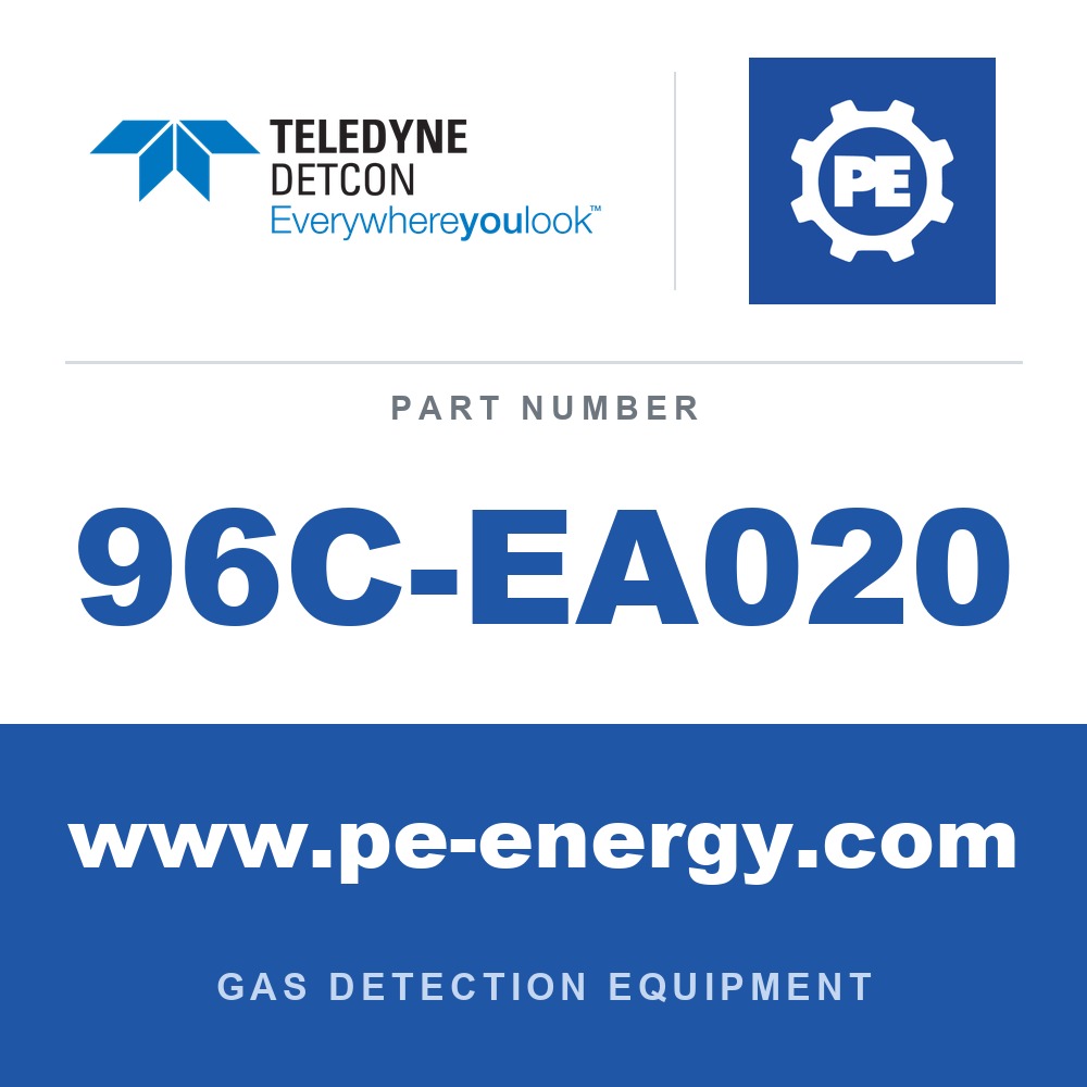 Detcon 96C-EA020 - Teledyne Detcon 96C-EA020 Model CXT-DM SmartWireless toxic gas sensor assembly, 0-100