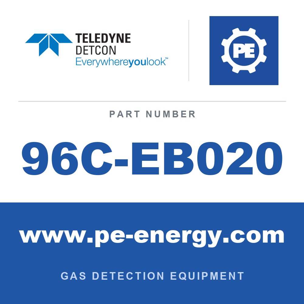 Detcon 96C-EB020 - Teledyne Detcon 96C-EB020 Model CXT-DM SmartWireless toxic gas sensor assembly, 0-100