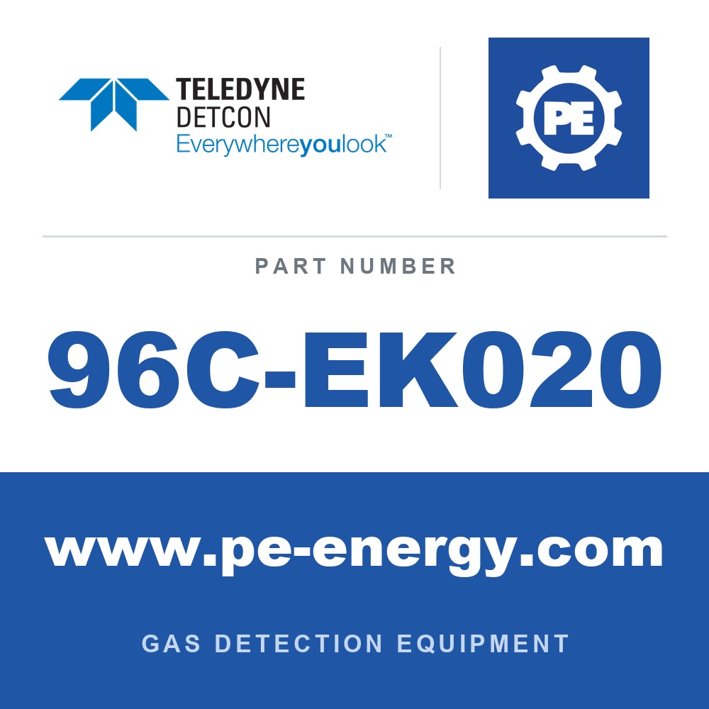 Detcon 96C-EK020 - Teledyne Detcon 96C-EK020 Model CXT-DM SmartWireless toxic gas sensor assembly, 0-100