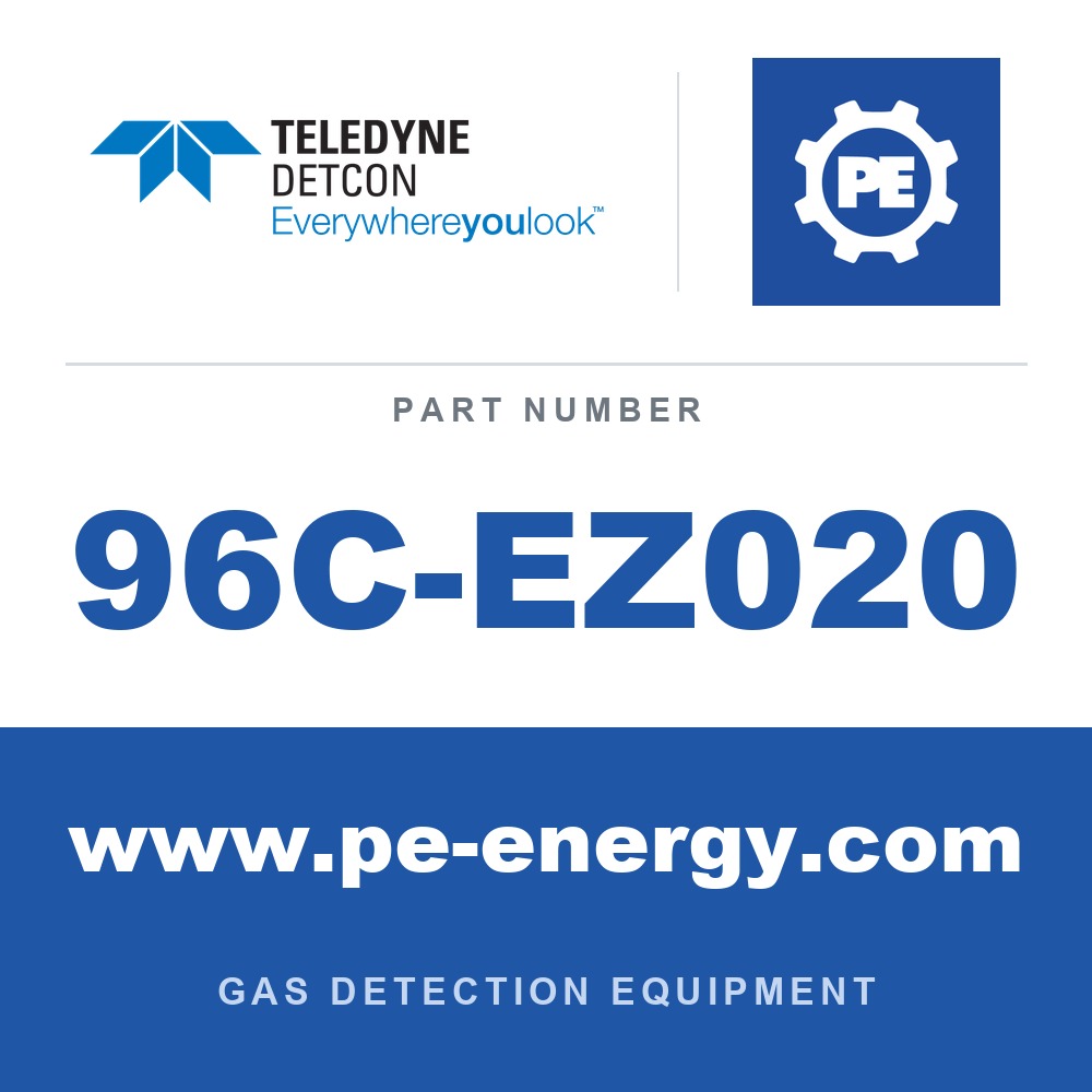 Detcon 96C-EZ020 - Teledyne Detcon 96C-EZ020 Model CXT-DM SmartWireless toxic gas sensor assembly, 0-100