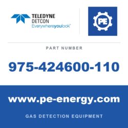 Detcon 975-424600-110 - Teledyne Detcon 975-424600-110 Nema 4X weatherproof 24 VDC 25 amp hour battery supply with