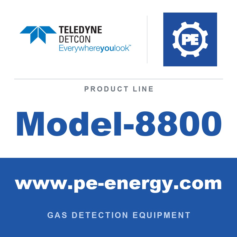 Teledyne Detcon Model-8800 - Teledyne Detcon 8800 Multi-Channel Gas Controller