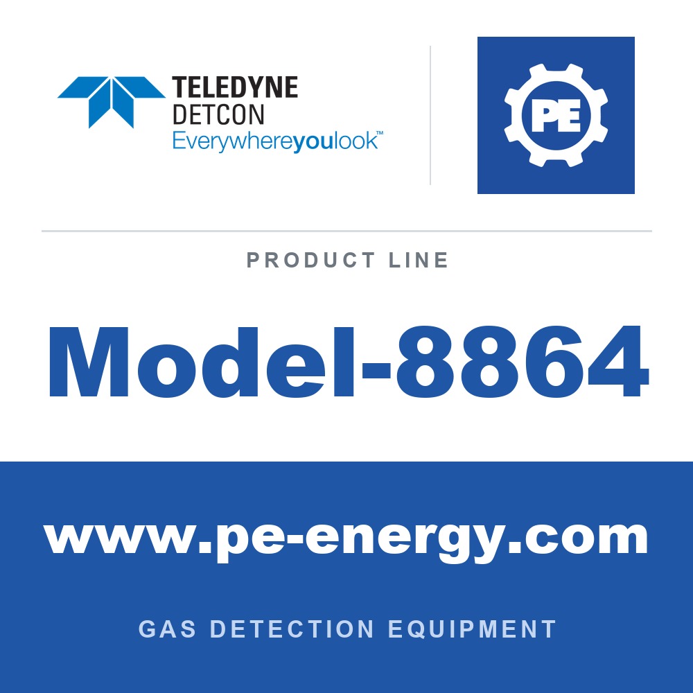 Teledyne Detcon Model-8864 - Teledyne Detcon 8864 Multi-Channel Gas Controller