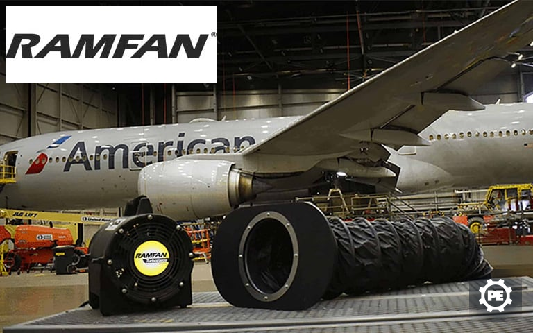 how the ramfan eb7500wt aircraft ventilation kit enhances maintenance safety