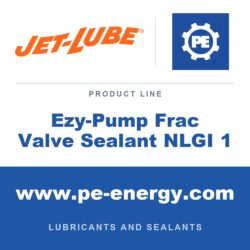 Jet-Lube Ezy-Pump Frac Valve Sealant NLGI 1 available from PE Energy