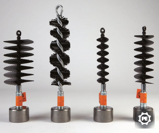 jetlube wirehog well casing pipe cleaning brushes