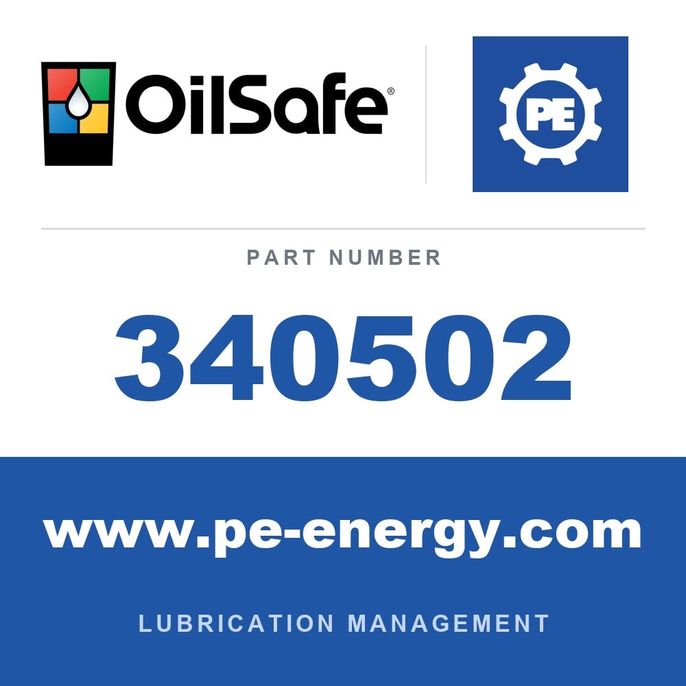 OilSafe 340502 - OilSafe Grease Fittings - 1/8" 65° - Short, Case of 5