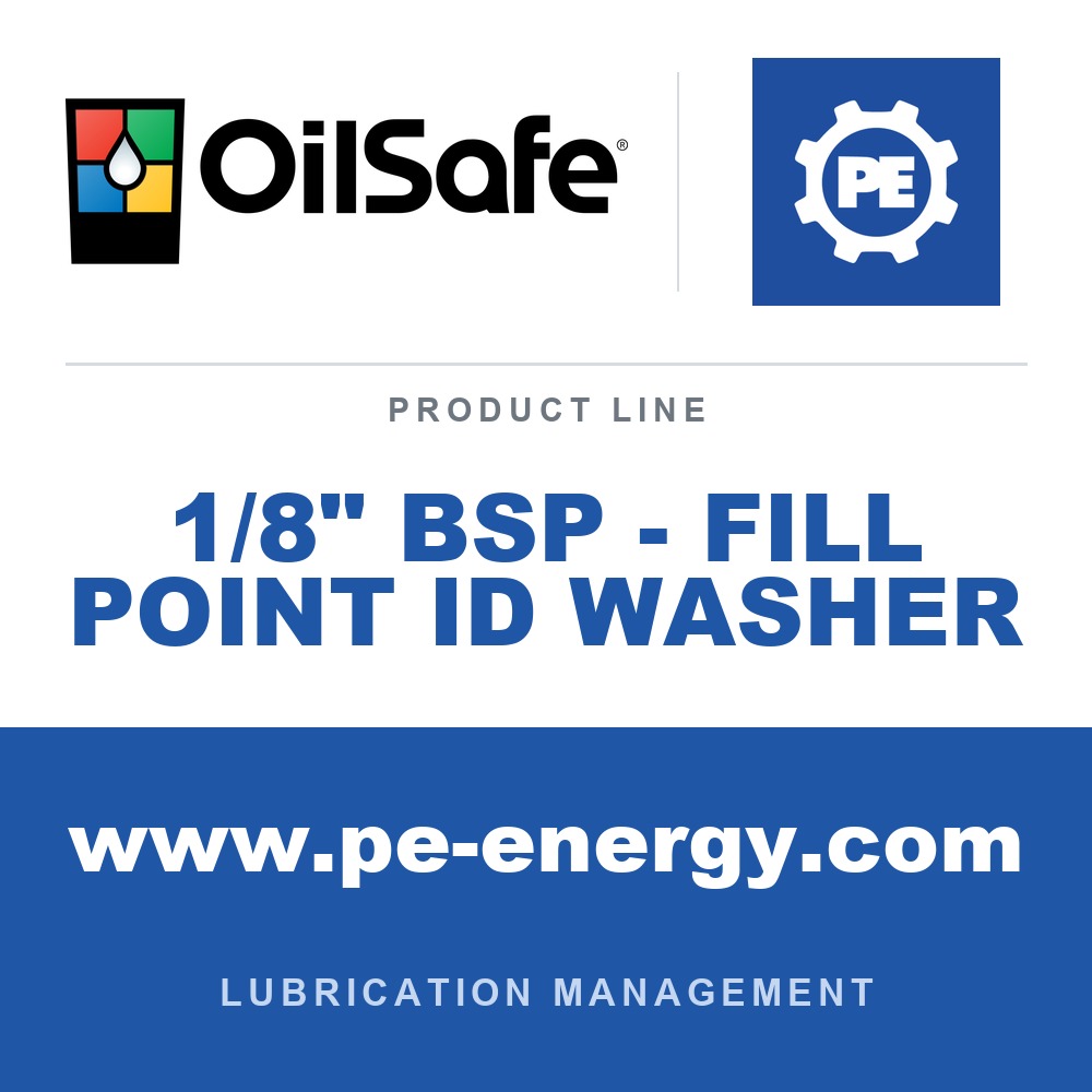 OilSafe 1/8" BSP - FILL POINT ID WASHER - OilSafe 1/8" BSP - Fill Point ID Washer - (10mm)