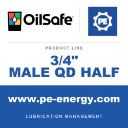 OilSafe 3/4" MALE QD HALF - OilSafe 3/4" MALE QD HALF