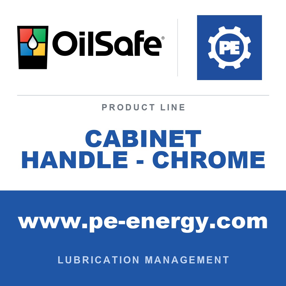 OilSafe CABINET HANDLE - CHROME - OilSafe Cabinet Handle - Chrome