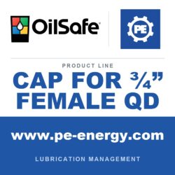 OilSafe CAP FOR ¾” FEMALE QD - OilSafe Cap for ¾” Female QD