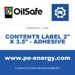 OilSafe OS-CONTENTS-LABEL-2-X-3-5-ADHESIVE - OilSafe Contents Label 2" x 3.5" - Adhesive