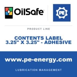 OilSafe OS-CONTENTS-LABEL-3-25-X-3-25-ADHESIVE - OilSafe Contents Label 3.25" x 3.25" - Adhesive