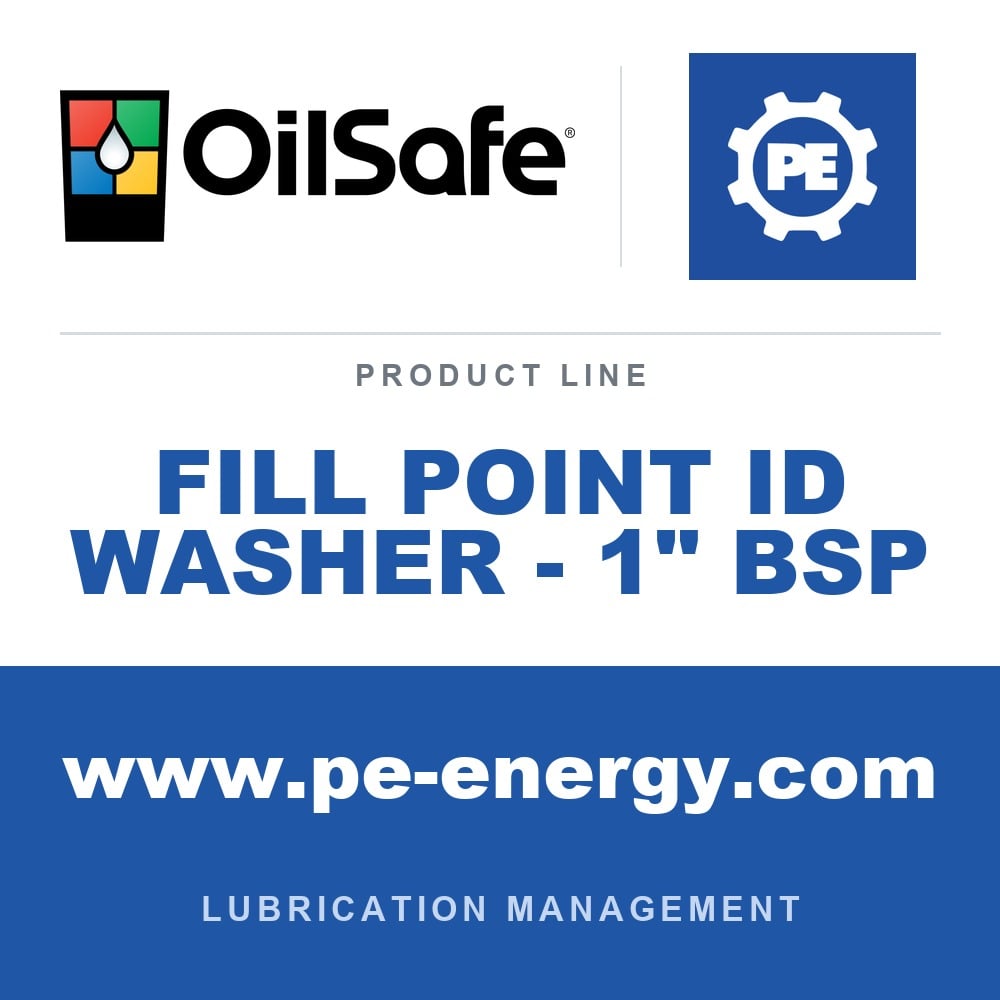 OilSafe OS-FILL-POINT-ID-WASHER-1-BSP - OilSafe Fill Point ID Washer - 1" BSP