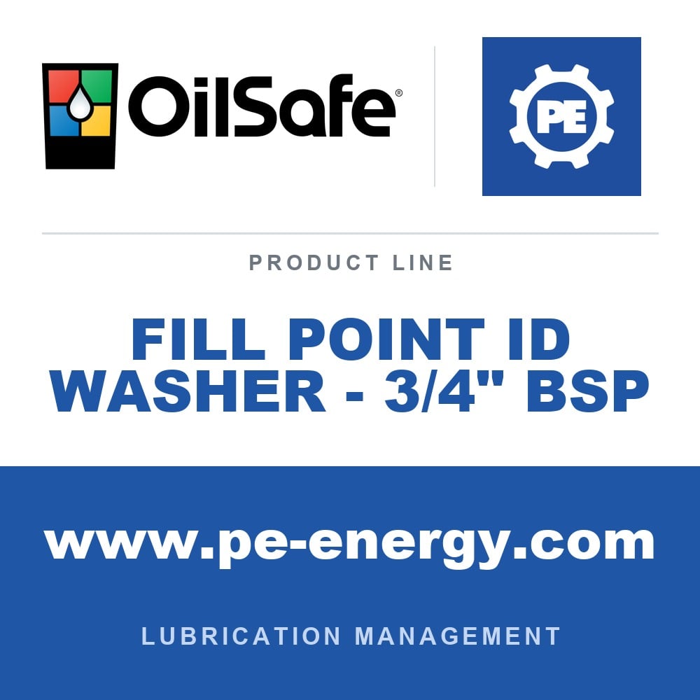 OilSafe OS-FILL-POINT-ID-WASHER-3-4-BSP - OilSafe Fill Point ID Washer - 3/4" BSP