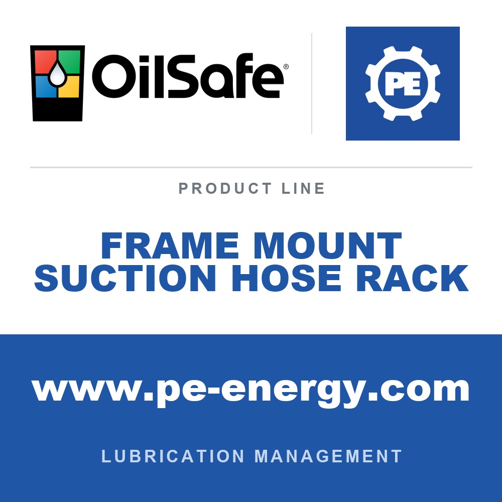 OilSafe FRAME MOUNT SUCTION HOSE RACK - OilSafe Frame Mount Suction Hose Rack
