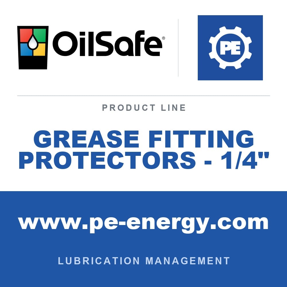 OilSafe OS-GREASE-FITTING-PROTECTORS-1-4 - OilSafe Grease Fitting Protectors - 1/4"