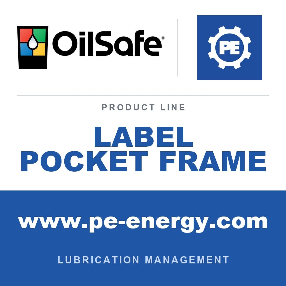 OilSafe OS-LABEL-POCKET-FRAME - OilSafe Label Pocket Frame