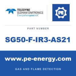 Oldham Simtronics SG50-F-IR3-AS21 - Oldham Simtronics SG50-F-IR3-AS21 Triple IR (IR3) SG50-F, for Hydrocarbon Fire, HART, SIL2, 3/4NPT