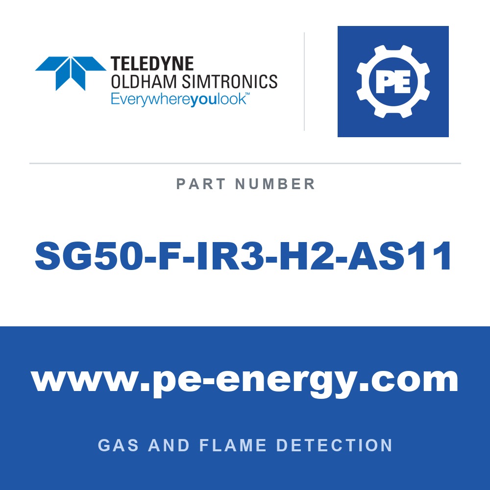 Oldham Simtronics SG50-F-IR3-H2-AS11 - Oldham Simtronics SG50-F-IR3-H2-AS11 Triple IR (IR3) SG50-F for Energy Transition Fires - e.g. Hydrogen