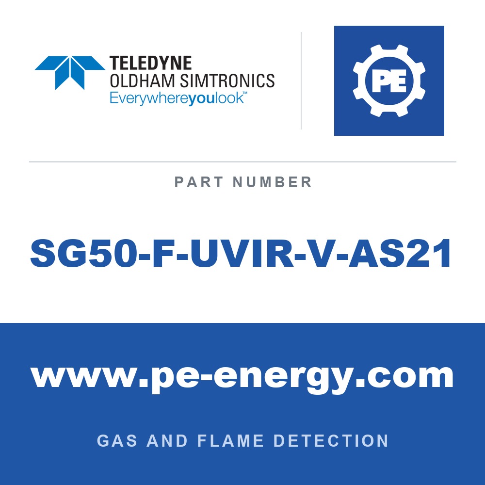 Oldham Simtronics SG50-F-UVIR-V-AS21 - Oldham Simtronics SG50-F-UVIR-V-AS21 UV-IR SG50-F, for non-Hydrocarbon Fire, with color camera, HART