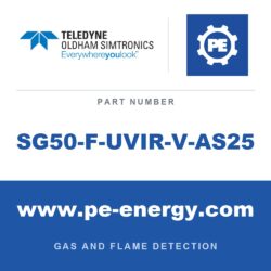 Oldham Simtronics SG50-F-UVIR-V-AS25 - Oldham Simtronics SG50-F-UVIR-V-AS25 UV-IR SG50-F, for non-Hydrocarbon Fire, with color camera. Complied