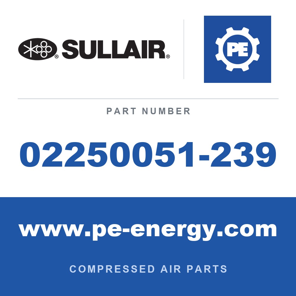 Sullair 02250051-239 - Sullair 02250051-239 Element, Air Filter Safety 18″