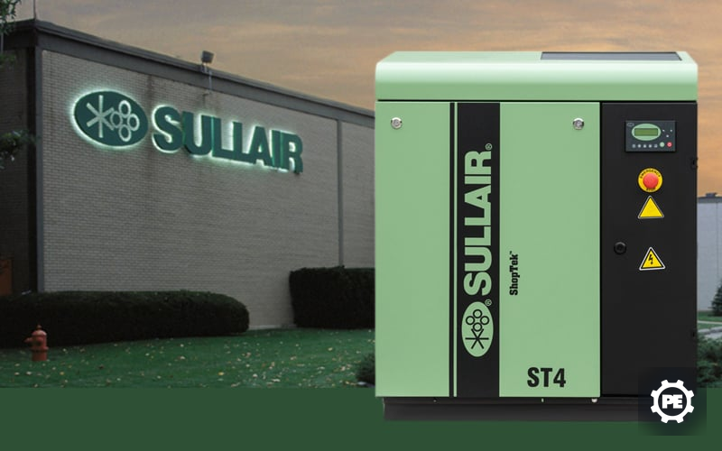 sullair shoptek air compressors a solution for demanding industries