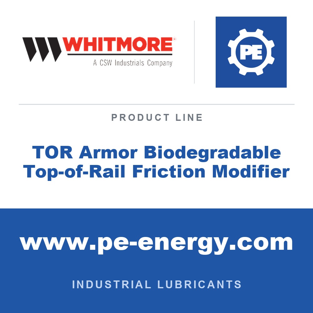 Whitmore TOR Armor Biodegradable Top-of-Rail Friction Modifier - Whitmore TOR Armor Biodegradable Top-of-Rail Friction Modifier