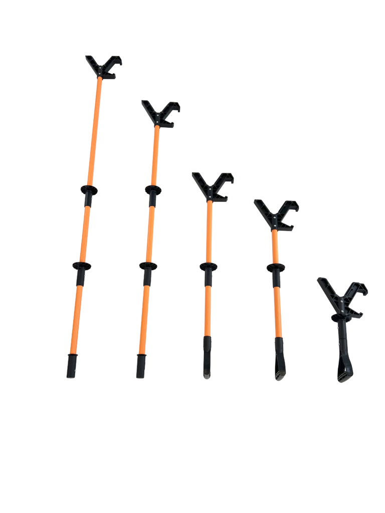 2024 ShoveIt Family Hand Safety Tool 1 SHST21A - ShoveIt No Touch Push / Pull Pole Hand Safety Tool - Aluminum Inserts, 21" Length