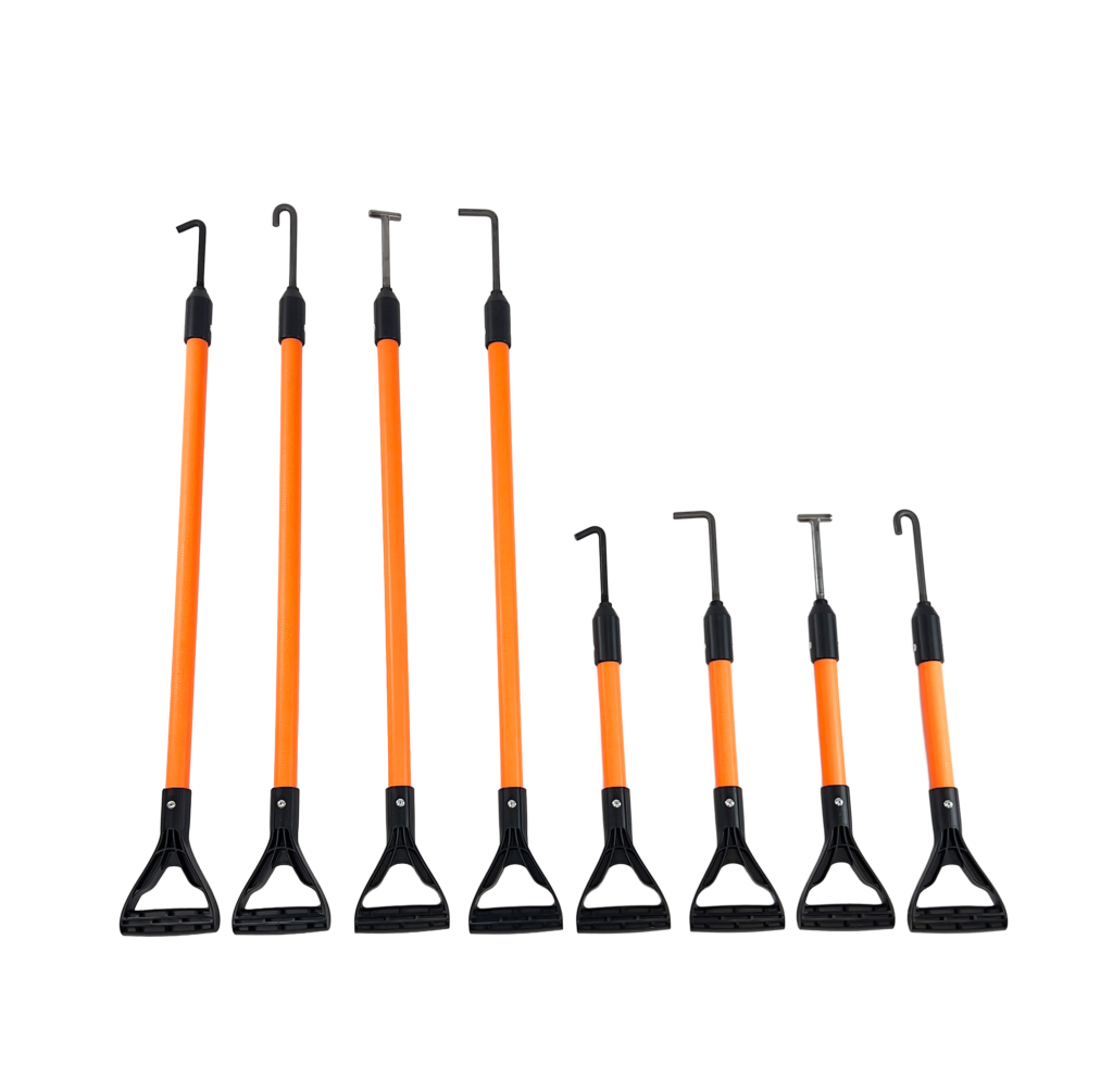 HOOKIT-AHS - HookIt No Touch Hand Safety Tool - Standard (44" OAL), Swivel, Angled Hook