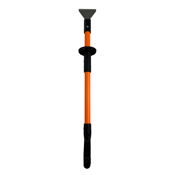 SCRAPEIT36 9 SCRAPEIT96 - ScrapeIt Hardened Residue Removing No-Touch Hand Safety Tool - 96" OAL, 4" Hardened SS Blade, Hand Guard and D-Handle