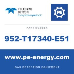Detcon 952-T17340-E51 - Teledyne Detcon 952-T17340-E51 Model 1000 Analyzer, Dual Channel, Sensor 1 0-500ppm H2S, Sensor 2 0-5% CO2 by Vol. with Air Flow Fault