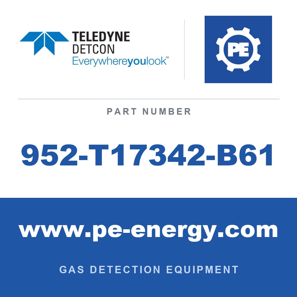 Detcon 952-T17342-B61 - Teledyne Detcon 952-T17342-B61 Model 1000 Analyzer, Dual Channel, Sensor 1 0-25ppm H2S, Sensor 2 0-10% CO2 by Vol. with Air Flow Fault