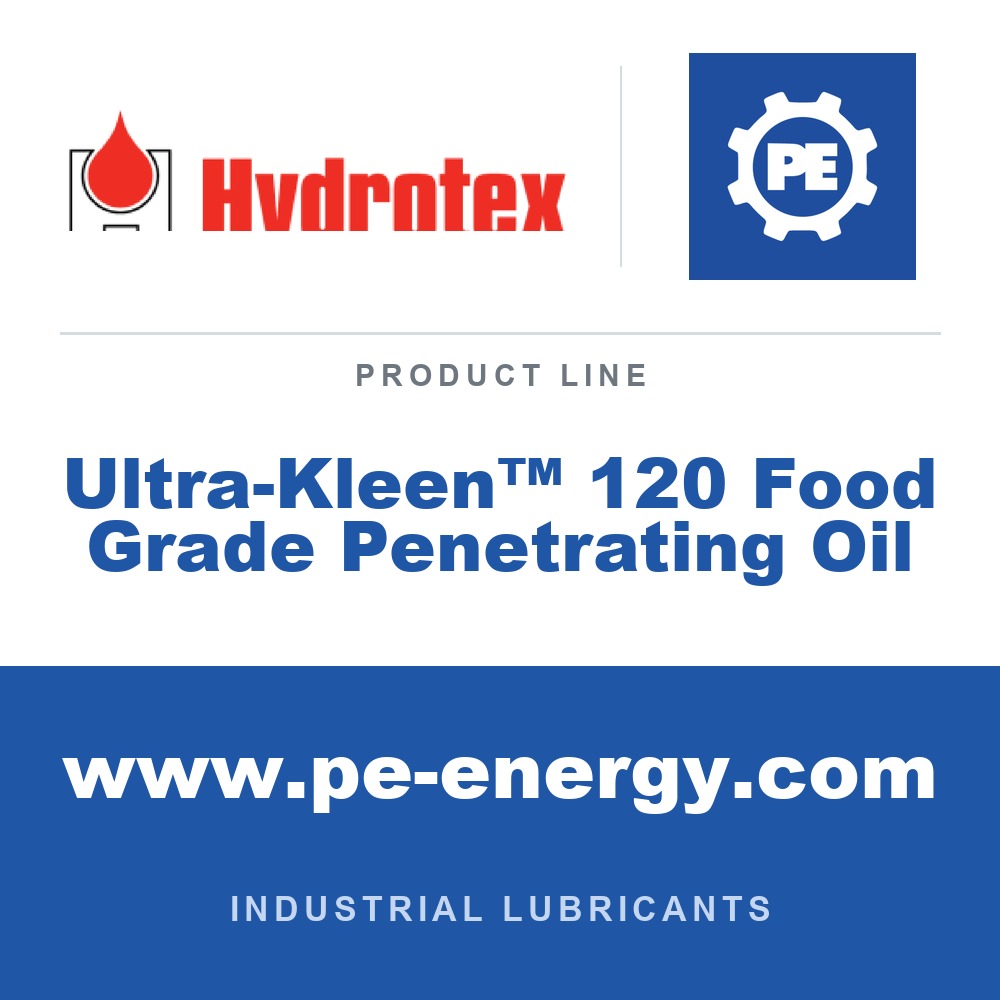 Hydrotex Ultra-Kleen™ 120 Food Grade Penetrating Oil - Hydrotex Ultra-Kleen™ 120 Food Grade Penetrating Oil