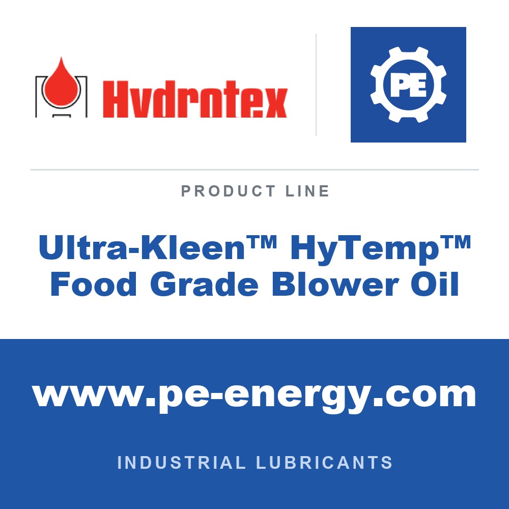 Hydrotex Ultra-Kleen™ HyTemp™ Food Grade Blower Oil - Hydrotex Ultra-Kleen™ HyTemp™ Food Grade Blower Oil