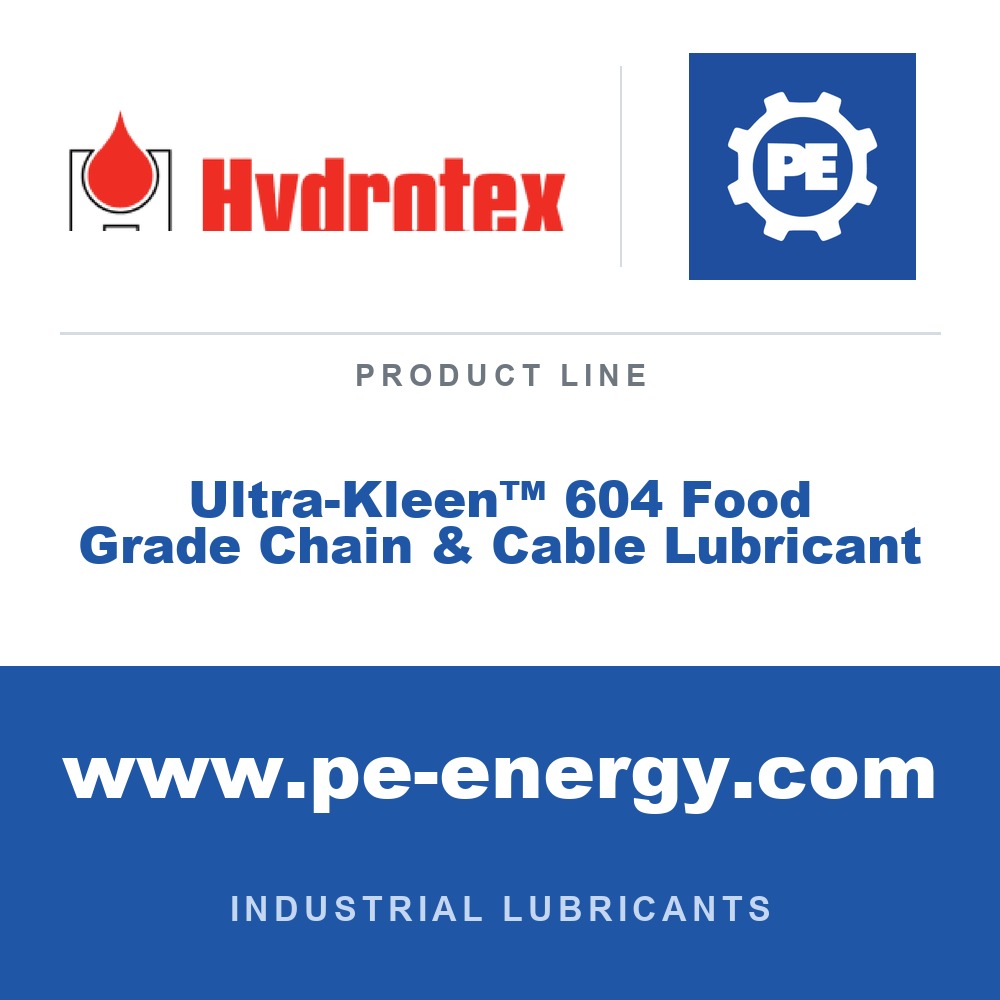 Hydrotex Ultra-Kleen™ 604 Food Grade Chain & Cable Lubricant - Hydrotex Ultra-Kleen™ 604 Food Grade Chain & Cable Lubricant