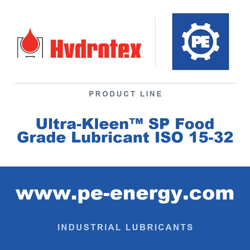 Hydrotex Ultra-Kleen™ SP Food Grade Lubricant ISO 15-32 - Hydrotex Ultra-Kleen™ SP Food Grade Lubricant ISO 15-32