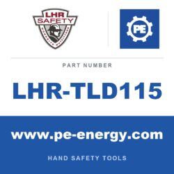 LHR LHR-TLD115 - LHR TLD115 Tagline, Coated No Tangle with Snaphook 5/8" x 15 ft. ORANGE