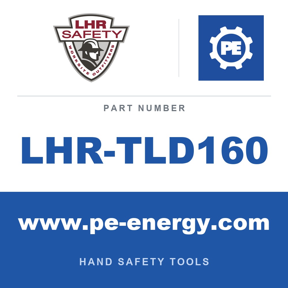 LHR LHR-TLD160 - LHR TLD160 Tagline, Coated No Tangle with Snaphook 5/8" x 60 ft. BLACK