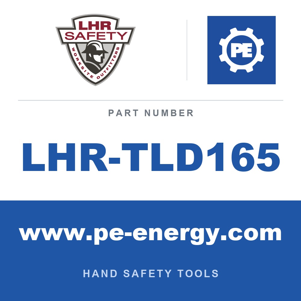 LHR LHR-TLD165 - LHR TLD165 Tagline, Coated No Tangle with Snaphook 5/8" x 65 ft. BLACK