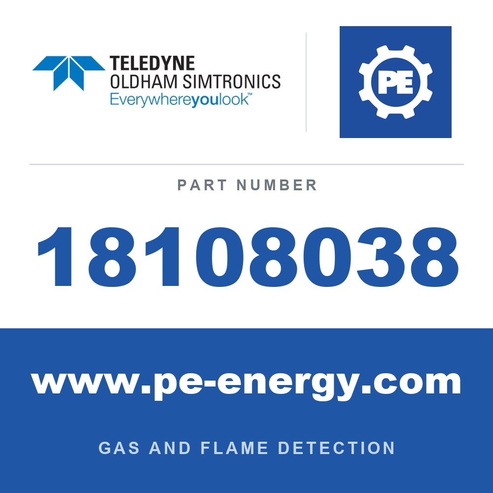 Oldham Simtronics 18108038 - Oldham Simtronics 18108038 2.5% CH4, 100ppm CO, 20ppm H2S, 15% O2 N2 60L (60DA)