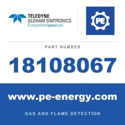 Oldham Simtronics 18108067 - Oldham Simtronics 18108067 NO2, Nitrogen Dioxide 5 ppm N2 60L (60DA)