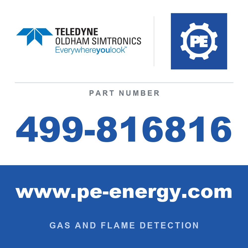 Oldham Simtronics 499-816816 - Oldham Simtronics 499-816816 TAG 1x80x20mm, SS 316, CUSTOM TEXT, including washer and split ring (for GD10