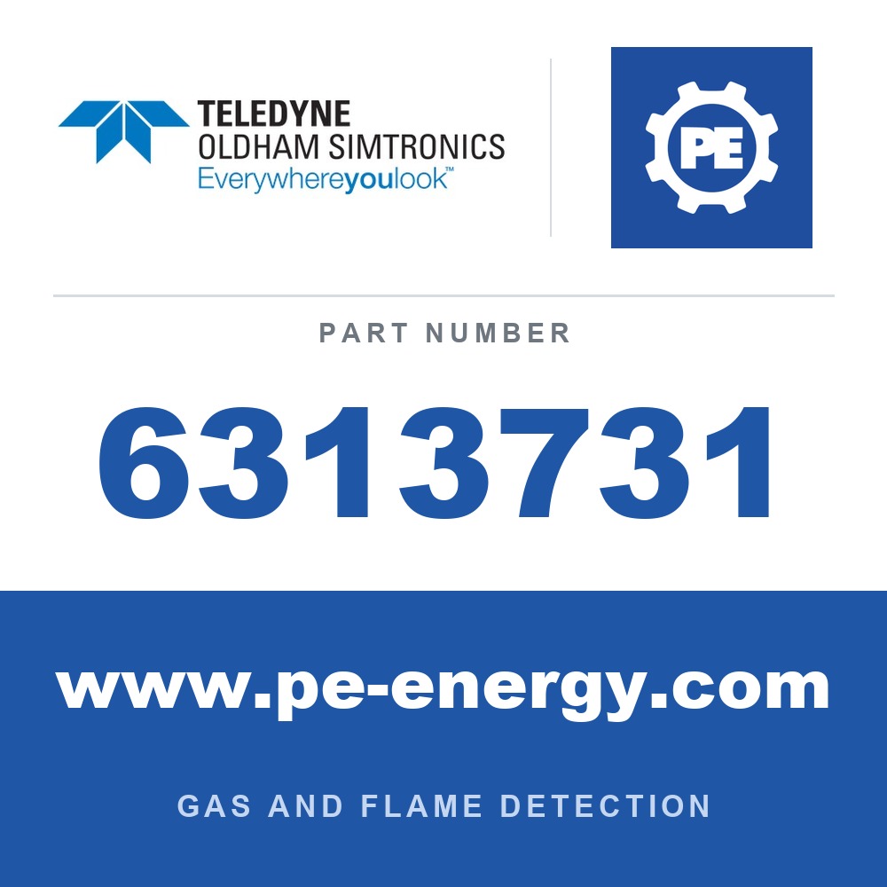 Oldham Simtronics 6313731 - Oldham Simtronics 6313731 HCl, Hydrogen chloride 0-100 ppm IS sensor for OLCT 20/40/50/60/80