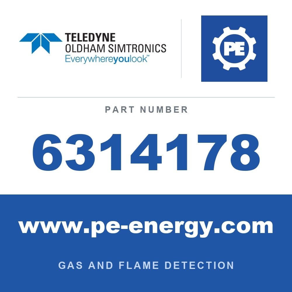 Oldham Simtronics 6314178 - Oldham Simtronics 6314178 CH4S, Methylmercaptan 0-100 ppm replacement sensor for OLCT 100 XP