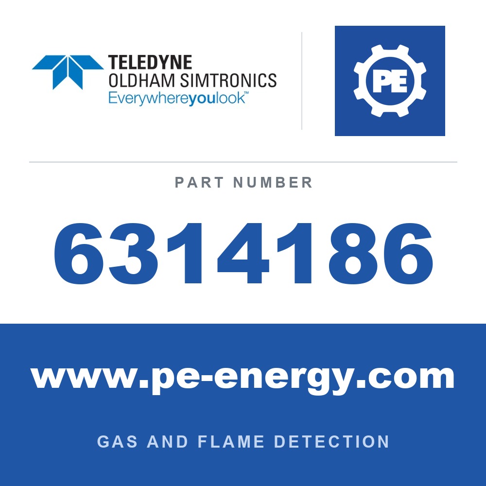 Oldham Simtronics 6314186 - Oldham Simtronics 6314186 CH4S, Methylmercaptan 0-100 ppm XP sensor for OLCT 20/40/50/60/80