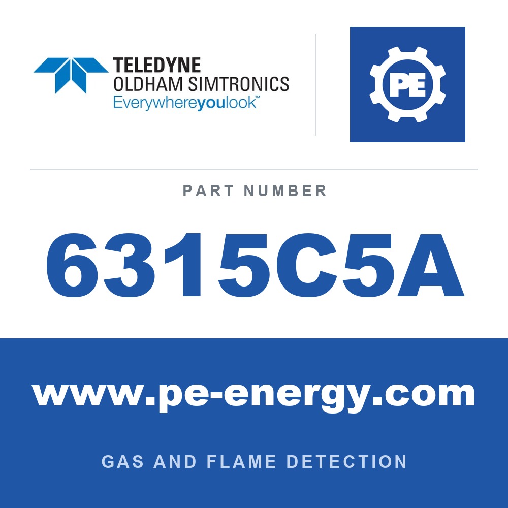 Oldham Simtronics 6315C5A - Oldham Simtronics 6315C5A O2, Oxygene 0-30% Vol. with standard 5 year sensor lifetime, XP sensor for OLCT 20/40/50/60/80