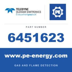 Oldham Simtronics 6451623 - Oldham Simtronics 6451623 OLCT100 IS (Tox and O2) or NO board Indicate gas and range