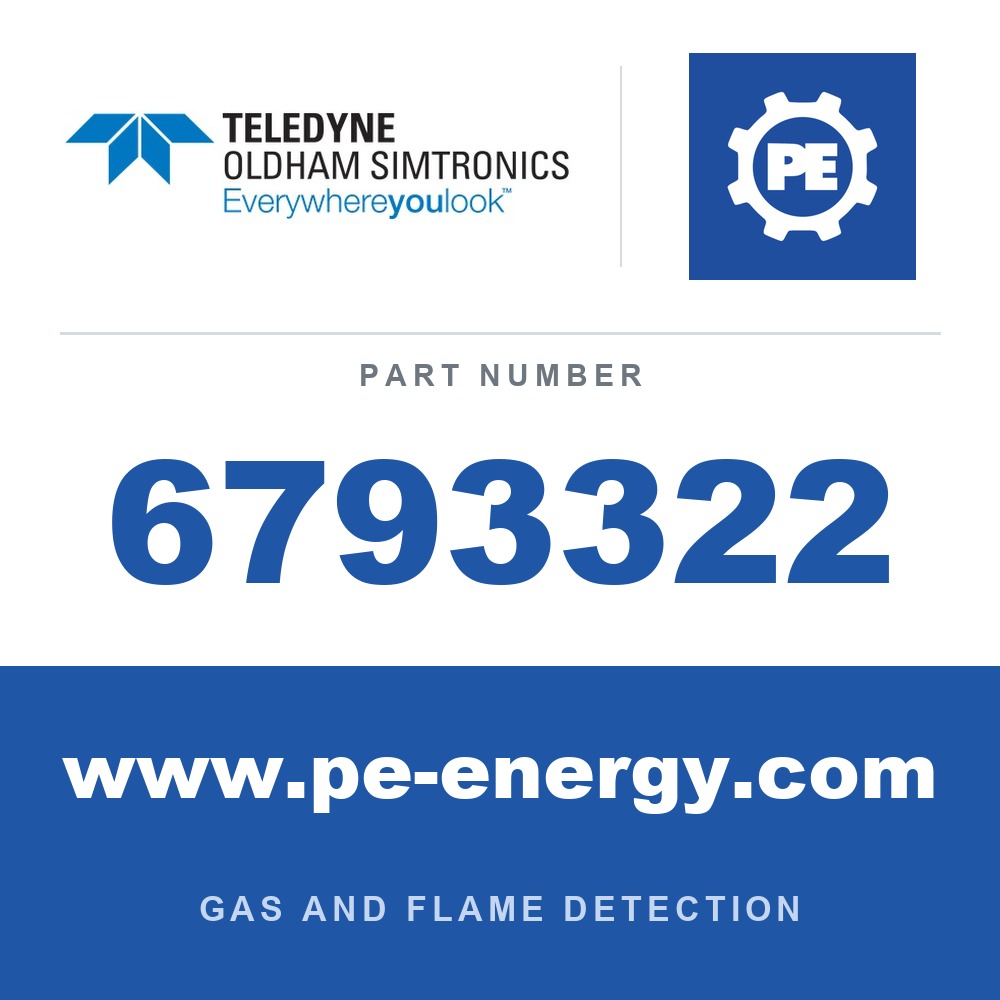 Oldham Simtronics 6793322 - Oldham Simtronics 6793322 Universal pitot tube with DN 80 flange (requires a sampling cup)